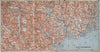 SOUTH TELEMARKEN. Tonsberg Larvik Sandefjord Skien Kragero. Norway 1912 map