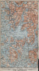 OUTER HARDANGERFJORD topo-map. Bergen Stordo. Norway kart. BAEDEKER 1912