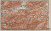 GARMISCH-PARTENKIRCHEN environs. Mittenwald. Deutschland/Österreich 1907 map