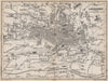 LAUSANNE. town city stadtplan. Switzerland Suisse Schweiz carte karte 1889 map