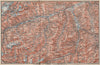 VORDER-RHEINTHAL. Flims Laax Chur Obersaxen Tamins Brigels Thusis 1889 old map