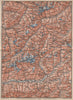ENGADINE/VAL TELLINA. Davos Arosa Sils Bormio Livigno Sondrio Chur 1889 map