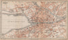 ZÜRICH. Zurich. town city stadtplan. Switzerland Suisse Schweiz 1893 old map