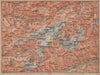 TÖDI DISTRICT. Glarus Alps Linththal Bifertenstock Claridenstock 1893 old map