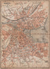 GENEVA GENÈVE GENF. town city stadtplan. Switzerland Suisse Schweiz 1893 map