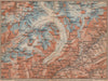 ALETSCHHORN DISTRICT. Fiesch Mörel Jungfrau Nesthorn Grengiols 1893 old map