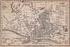 COIRE / CHUR. Chur. town city stadtplan. Switzerland Suisse Schweiz 1893 map
