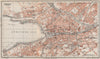 ZÜRICH. Zurich. town city stadtplan. Switzerland Suisse Schweiz 1897 old map