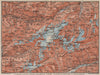 TÖDI DISTRICT. Glarus Alps Linththal Bifertenstock Claridenstock 1897 old map