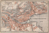 LUCERNE LUZERN. town city stadtplan. Switzerland Suisse Schweiz 1897 old map