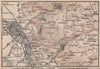 THUN ENVIRONS. Goldiwyl. Switzerland Suisse Schweiz carte karte 1897 map