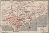 NEUCHÂTEL / NEUENBURG. town city plan. Switzerland Suisse Schweiz 1897 old map