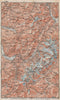 MONT BLANC. Chamonix Courmayeur Argentière Morzine St Gervais Megève 1897 map