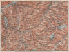 GRAUBÜNDEN/ALBULA ALPS. Chur-Samedan. Arosa Lenz Davos Savognin Thusis 1897 map