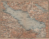 LAKE CONSTANCE inset LINDAU. Konstanz St Gallen Bregenz. Topo-map 1899 old