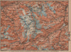 URNER/URI ALPS. Trift district. Andermatt Innertkirchen Dammastock 1899 map