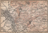 THUN ENVIRONS. Goldiwyl. Switzerland Suisse Schweiz carte karte 1899 map