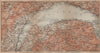 LAKE GENEVA/LAC LÉMAN. St Cergue Chatel St Jean d'Aulph Lausanne Evian 1899 map