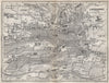 LAUSANNE. town city stadtplan. Switzerland Suisse Schweiz carte karte 1899 map