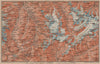 GRAND ST BERNARD ENVIRONS Arolla Grand Combin Massif Orsières Mt Velan 1899 map