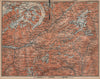 UPPER VALAIS. Grächen Aletschhorn Ofenhorn Brieg Niederwald Ried Rhone 1899 map