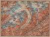 ALETSCHHORN DISTRICT. Fiesch Mörel Jungfrau Nesthorn Grengiols 1899 old map