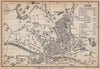 COIRE / CHUR. Chur. town city stadtplan. Switzerland Suisse Schweiz 1899 map