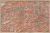 VORDER-RHEINTHAL. Flims Laax Chur Obersaxen Tamins Brigels Thusis 1899 old map