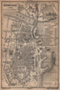 CONSTANCE. KONSTANZ. town city stadtplan. Germany karte. BAEDEKER 1901 old map