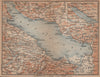 LAKE CONSTANCE inset LINDAU. Konstanz St Gallen Bregenz. Topo-map 1901 old