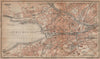 ZÜRICH. Zurich. town city stadtplan. Switzerland Suisse Schweiz 1901 old map