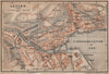 LUCERNE LUZERN. town city stadtplan. Switzerland Suisse Schweiz 1901 old map