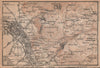 THUN ENVIRONS. Goldiwyl. Switzerland Suisse Schweiz carte karte 1901 map