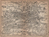 LAUSANNE. town city stadtplan. Switzerland Suisse Schweiz carte karte 1901 map