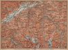 Area south of SION. Verbier Riddes Nendaz Veysonnaz Hérens Entremont 1901 map