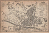 COIRE / CHUR. Chur. town city stadtplan. Switzerland Suisse Schweiz 1901 map