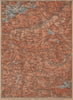 LOWER ENGADINE. Livigno Bormio Ftan Scuol Silvretta Range Piz Buin 1901 map