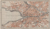 ZÜRICH. Zurich. town city stadtplan. Switzerland Suisse Schweiz 1905 old map