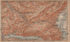 THUR VALLEY.Säntis Toggenburg Wildhaus Alt St Johann Unterwasser Grabs 1905 map