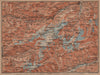 TÖDI DISTRICT. Glarus Alps Linththal Bifertenstock Claridenstock 1905 old map