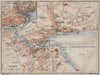 LUCERNE LUZERN. town city stadtplan. Switzerland Suisse Schweiz 1905 old map