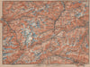 ST GOTTHARD area. Andermatt Engelberg Silenen Gadmen Ulrichen Disentis 1905 map