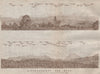 PANORAMA vom/from BERN/Berne. Blumisalp Eiger Jungfrau Gletscherhorn 1905 map