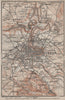 BERN BERNE ENVIRONS. Switzerland Suisse Schweiz carte karte. BAEDEKER 1905 map