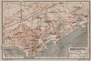 NEUCHÂTEL / NEUENBURG. town city plan. Switzerland Suisse Schweiz 1905 old map