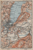 GENEVA GENÈVE GENF ENVIRONS. Switzerland Suisse Schweiz carte karte 1905 map