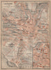 LAUSANNE. town city stadtplan. Switzerland Suisse Schweiz carte karte 1905 map