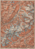 CHAMONIX & MONT BLANC MASSIF. Argentière Les Houches Courmayeur carte 1905 map
