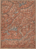 ENGADINE/VAL TELLINA. Davos Arosa Sils Bormio Livigno Sondrio Chur 1905 map