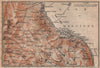 STRESA ENVIRONS. Baveno Gignese. Italy mappa. BAEDEKER 1905 old antique